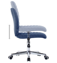Esszimmerstühle 2 Stk. Blau Stoff