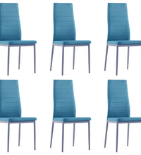 7-tlg. Essgruppe Blau