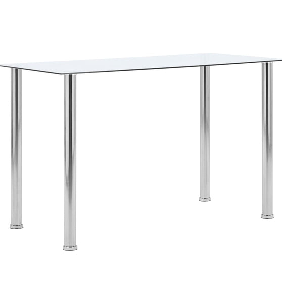 Esstisch Transparent 120 x 60 x 75 cm Hartglas