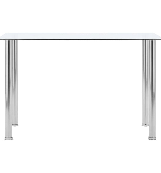 Esstisch Transparent 120 x 60 x 75 cm Hartglas