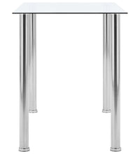 Esstisch Transparent 120 x 60 x 75 cm Hartglas