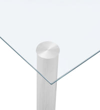 Esstisch Transparent 120 x 60 x 75 cm Hartglas