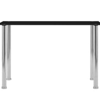 Esstisch Schwarz 120 x 60 x 75 cm Hartglas