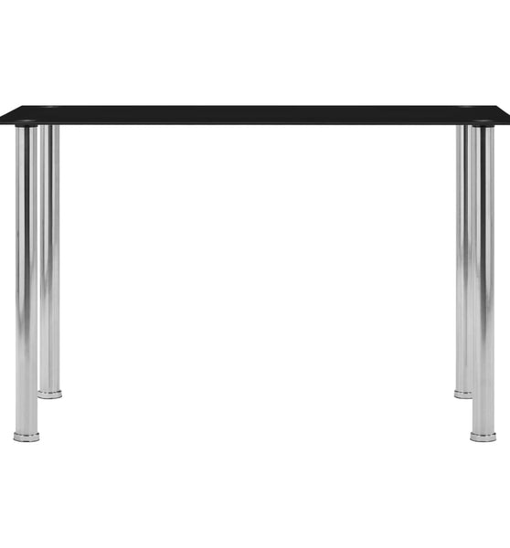 Esstisch Schwarz 120 x 60 x 75 cm Hartglas
