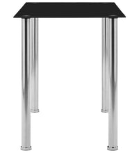 Esstisch Schwarz 120 x 60 x 75 cm Hartglas