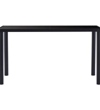 Esstisch Schwarz 140 x 70 x 75 cm Hartglas