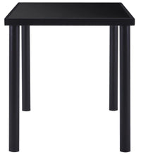 Esstisch Schwarz 140 x 70 x 75 cm Hartglas