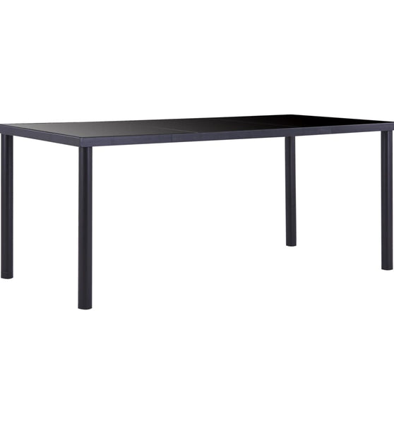 Esstisch Schwarz 180 x 90 x 75 cm Hartglas