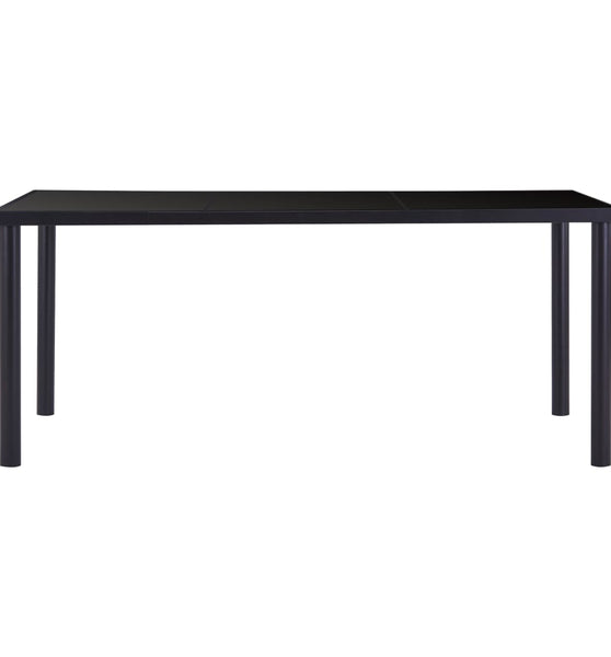 Esstisch Schwarz 180 x 90 x 75 cm Hartglas
