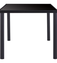 Esstisch Schwarz 180 x 90 x 75 cm Hartglas