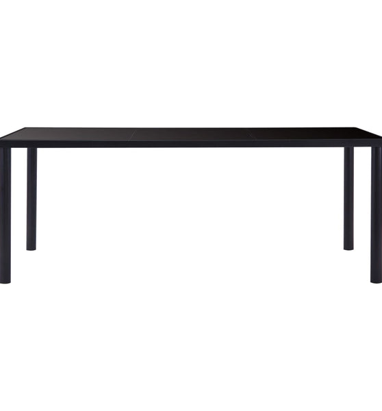 Esstisch Schwarz 200 x 100 x 75 cm Hartglas