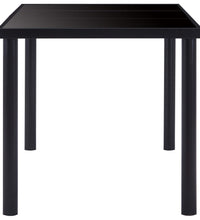 Esstisch Schwarz 200 x 100 x 75 cm Hartglas