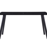 Esstisch Schwarz 140 x 70 x 75 cm Hartglas