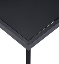 Esstisch Schwarz 140 x 70 x 75 cm Hartglas
