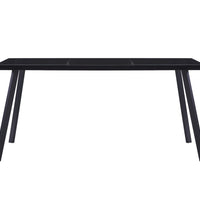 Esstisch Schwarz 180 x 90 x 75 cm Hartglas