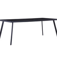 Esstisch Schwarz 200 x 100 x 75 cm Hartglas