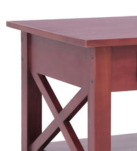 Couchtisch Braun 100×55×46 cm Massivholz Mahagoni