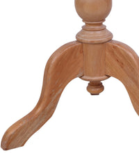 Beistelltisch Natur 50 x 50 x 65 cm Massivholz Mahagoni