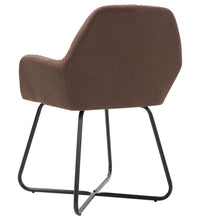 Esszimmerstühle 2 Stk. Braun Stoff