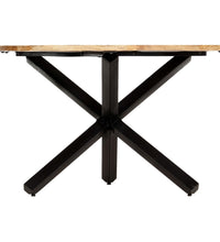 Esstisch Rund 120×76 cm Mango Massivholz