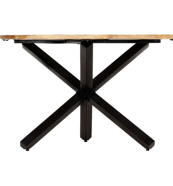 Esstisch Rund 120×76 cm Mango Massivholz