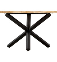 Esstisch Rund 120×76 cm Mango Massivholz