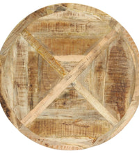 Esstisch Rund 120×76 cm Mango Massivholz