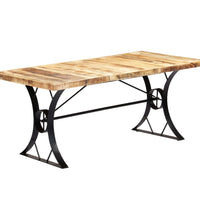 Esstisch 180×90×76 cm Mango Massivholz