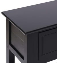 Sideboard Schwarz 115x30x76 cm Holz