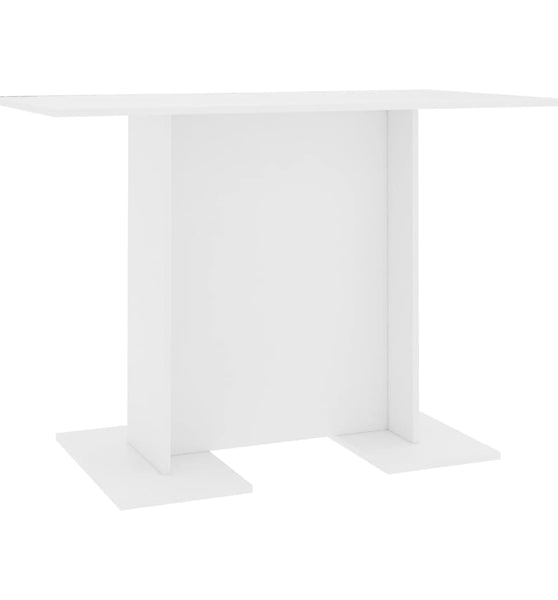 Esstisch Weiß 110x60x75 cm Holzwerkstoff