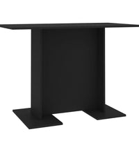 Esstisch Schwarz 110x60x75 cm Holzwerkstoff