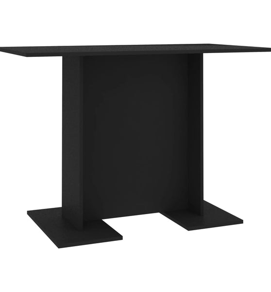 Esstisch Schwarz 110x60x75 cm Holzwerkstoff