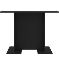 Esstisch Schwarz 110x60x75 cm Holzwerkstoff