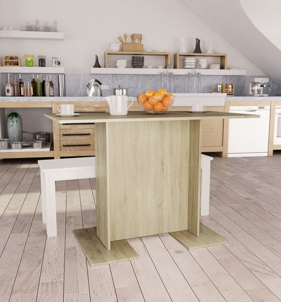 Esstisch Sonoma-Eiche 110x60x75 cm Holzwerkstoff