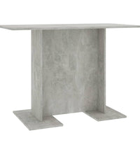 Esstisch Betongrau 110x60x75 cm Holzwerkstoff