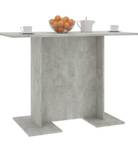 Esstisch Betongrau 110x60x75 cm Holzwerkstoff