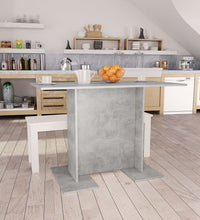 Esstisch Betongrau 110x60x75 cm Holzwerkstoff