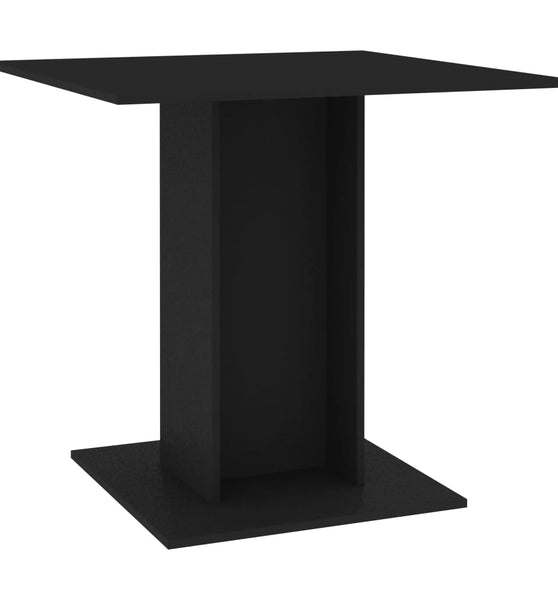 Esstisch Schwarz 80x80x75 cm Holzwerkstoff