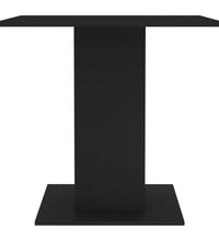 Esstisch Schwarz 80x80x75 cm Holzwerkstoff