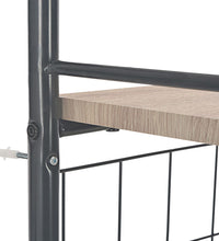 3-tlg. Klappbare Essgruppe mit Ablagefach MDF und Stahl