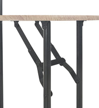 3-tlg. Klappbare Essgruppe mit Ablagefach MDF und Stahl