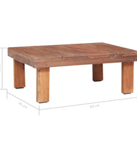 Couchtisch 60x45x23 cm Altholz Massiv