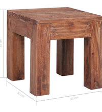 Couchtisch 30x30x30 cm Altholz Massiv