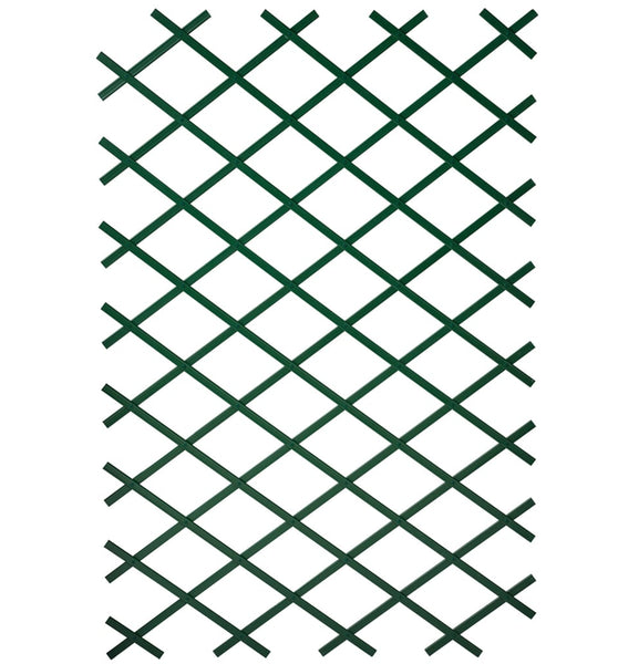 Nature Garten-Rankgitter 2 Stk. 100×200 cm PVC Grün