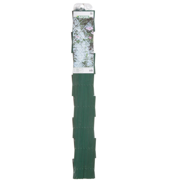 Nature Garten-Rankgitter 2 Stk. 100×200 cm PVC Grün