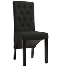 Esszimmerstühle 4 Stk. Schwarz Stoff