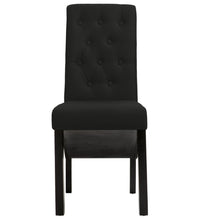 Esszimmerstühle 6 Stk. Schwarz Stoff