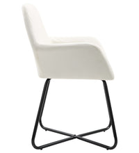 Esszimmerstühle 4 Stk. Creme Stoff