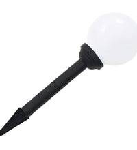 Außen-Solarlampen 8 Stk. LED Kugel 15 cm RGB