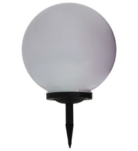 Außen-Solarlampen 2 Stk. LED Kugel 40 cm RGB